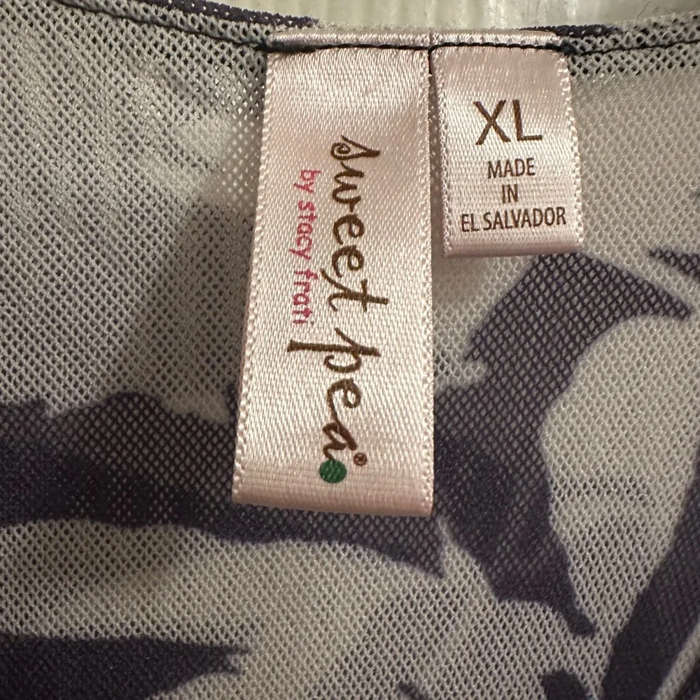 Sweet pea by Stacy Frati, Size XL , Gray/Black - Picture 2 of 3